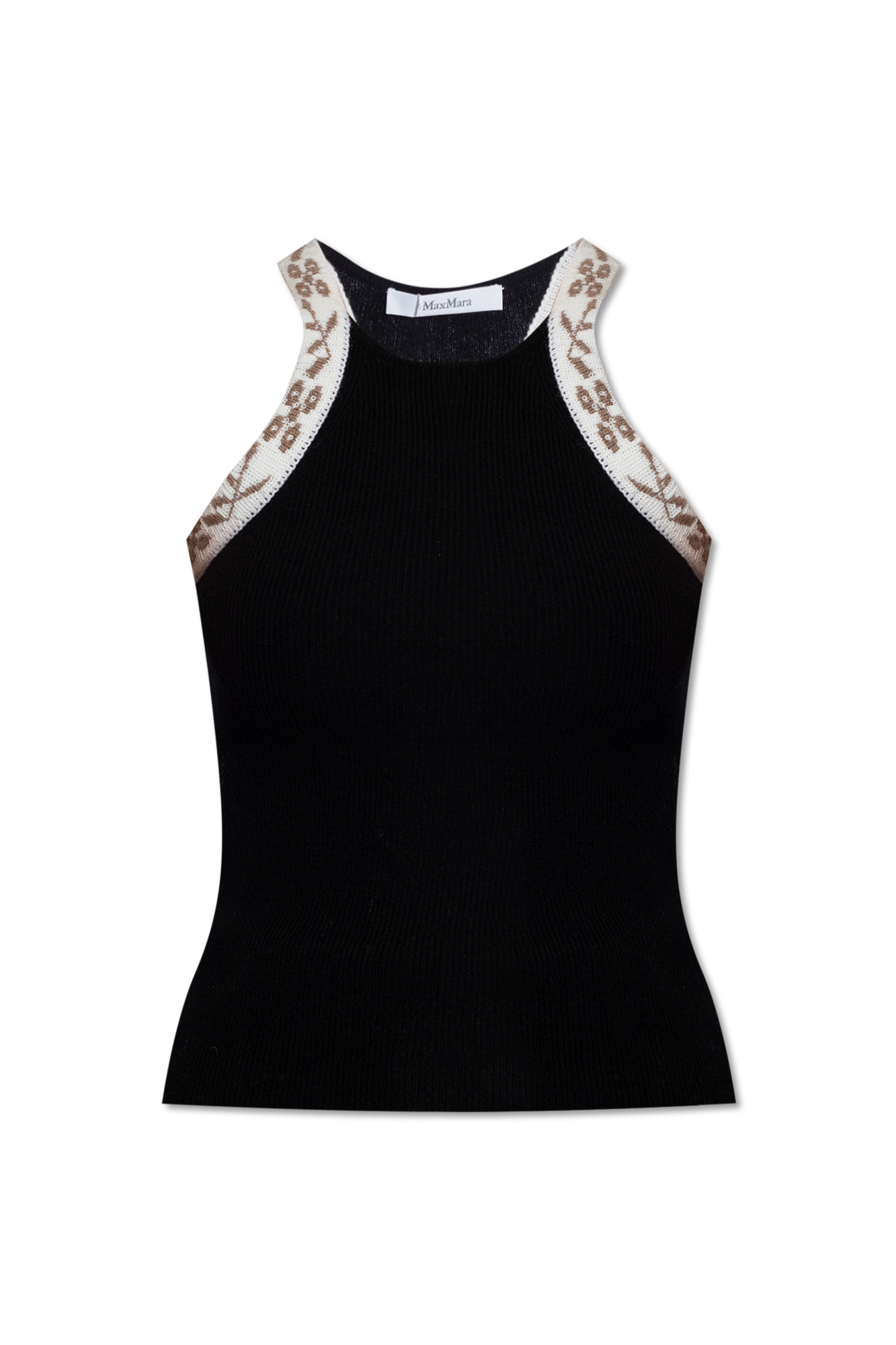 MAX MARA｜SLEEVELESS (PLEIADI (11361021 011 / 1136102160 Women's Clothing | logo-embossed cropped hoodie